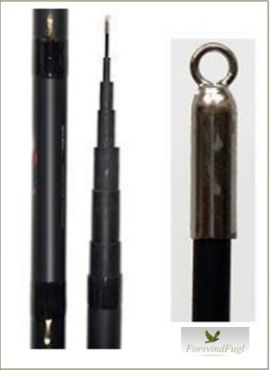 Teleskopstang til mågeskæmmer 
Se de forskellige længder tilgængelige på ForsvindFugl