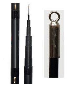 Teleskopstang til mågeskæmmer 
