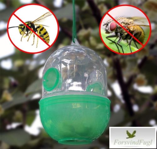 Hvepsefælden kan anvendes imod flere typer insekter