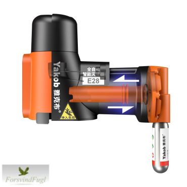 Automatisk rotte- og musefælde på CO2 patron ophængt på beslag