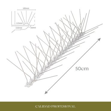 Duepigge 5m 100 stålpigge per meter